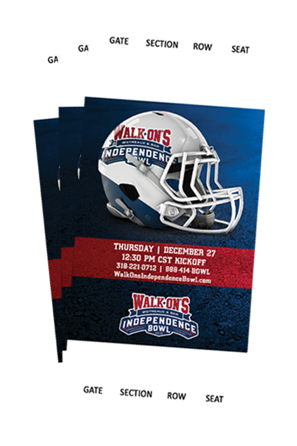 Public Tickets for 2018 Walk-On’s Independence Bowl on Sale Beginning September 1